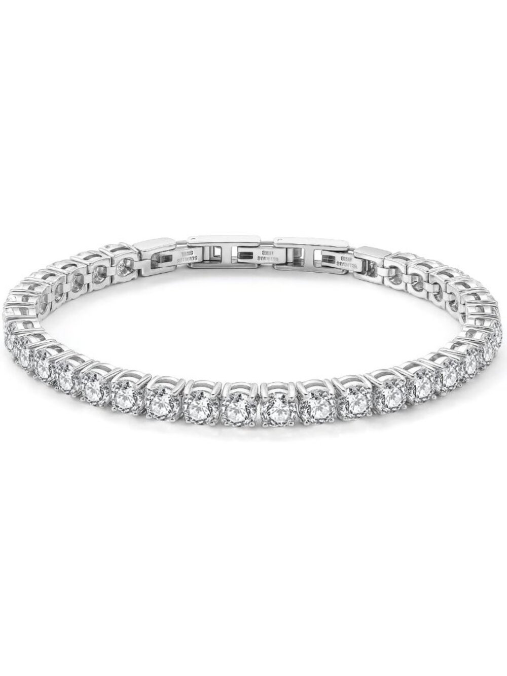 Dainty Adjustable Tennis Bracelet, 14K Gold Plated, AAAA+ CZ, Wedding Jewelry